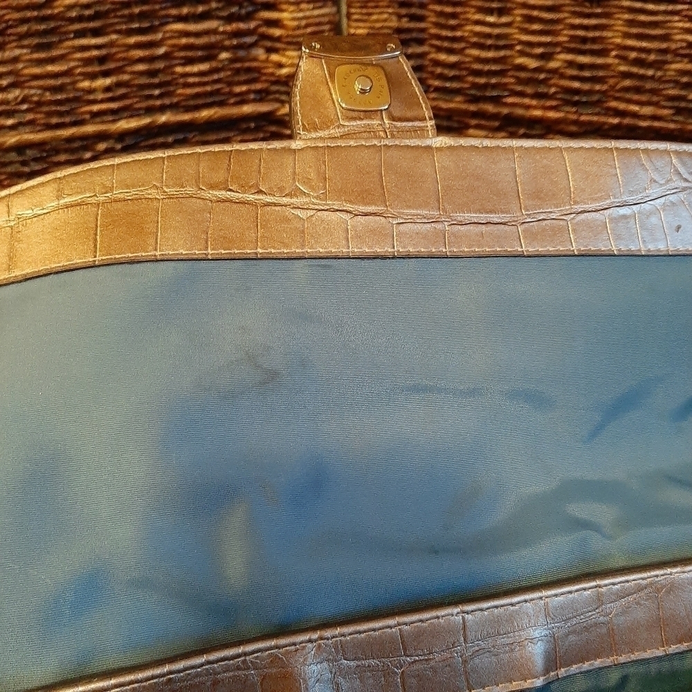 Vintage Liz Claiborne Alligator East West Handbag Exotic 90s Y2K Purse Animal - Picture 5 of 14